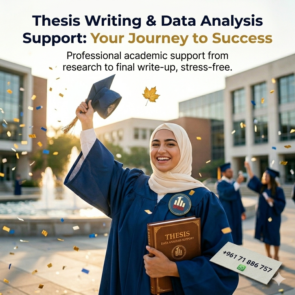 Graduate celebrating with a thesis